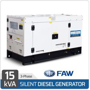 BYFW-17-3GOSCOR 15KVA SILENT DIESEL GENERATOR