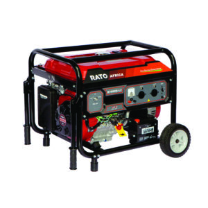 GE-R7000D-L2-6.3KVA 220 volt 50 hz. OPEN FRAME electric start with wheels and handles (76dB) (R440LS_D Ecoline)